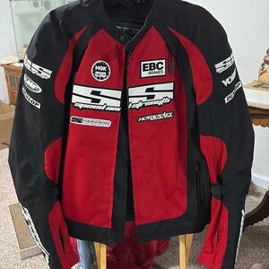 Speed and strength, motorcycle jacket, size, large, with armor